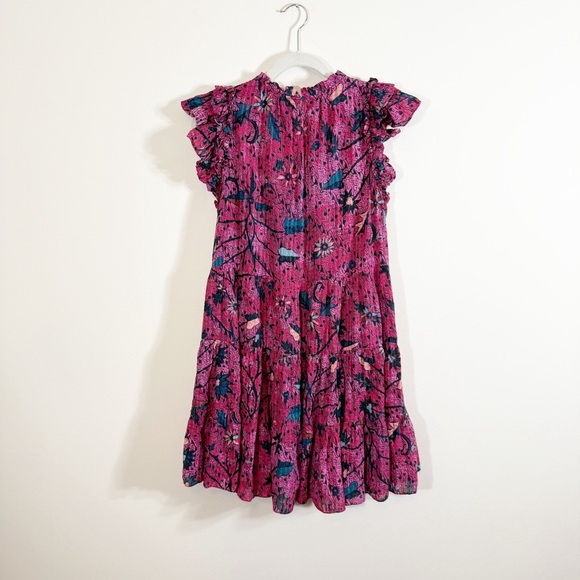 Ulla Johnson Denia Mini Dress Pink Floral - Picture 4 of 6